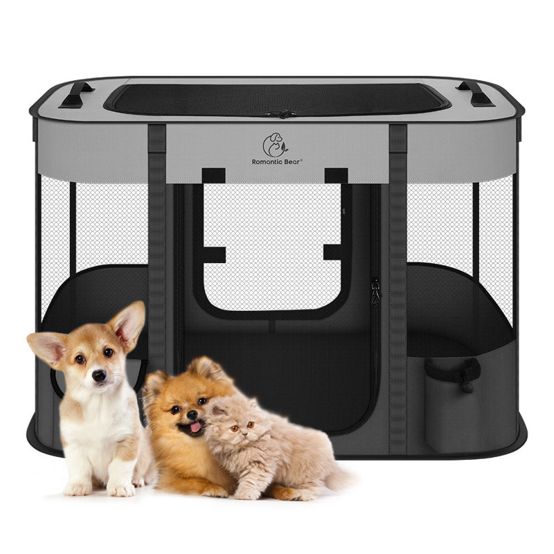 Norbi Foldable Dog Pen & Reviews Wayfair